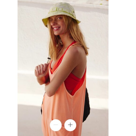 Free People - Peach Hot Shot Onesie - Large - Picture 8 of 13